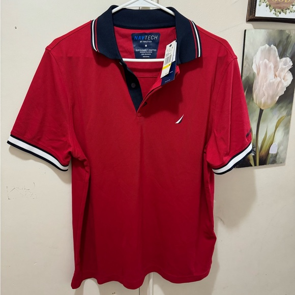 Nautica SUSTAINABLY CRAFTED NAVTECH CLASSIC FIT POLO M - Picture 8 of 12